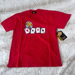 drew house Lucky You Drew T-shirt in Red XXS